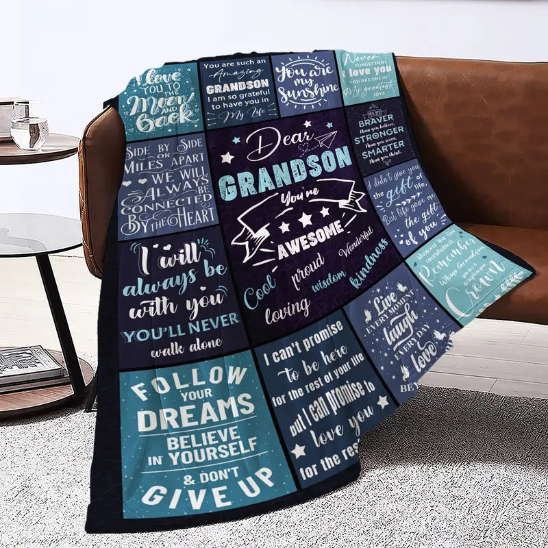 Grandson - Awesome - Blanket