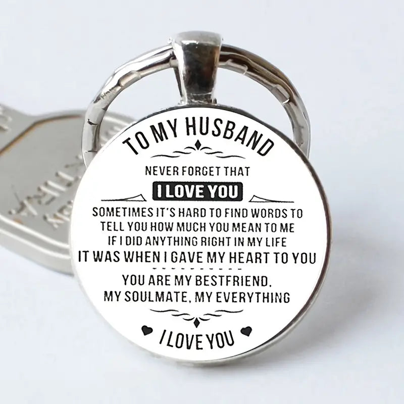 Husband - Circle - Keychain