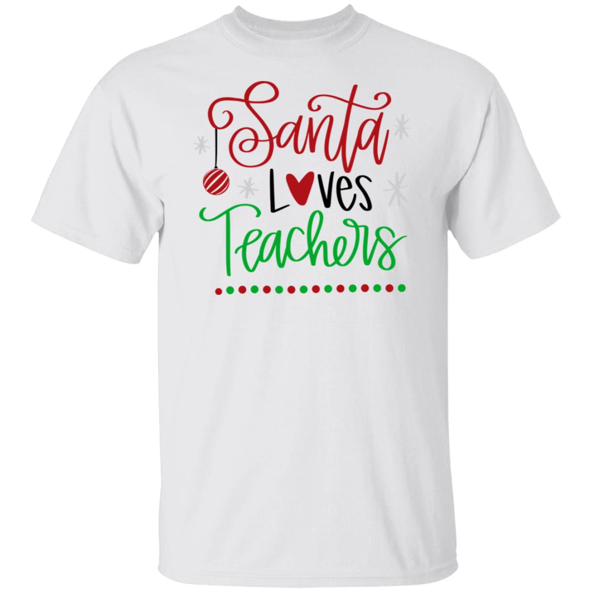 Santa Loves Teachers T-Shirt