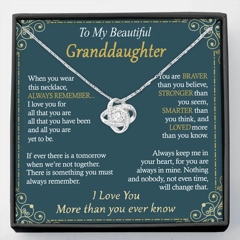 Granddaughter - Always Remember - Love Knot