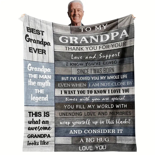 Grandpa - Thank You - Blanket
