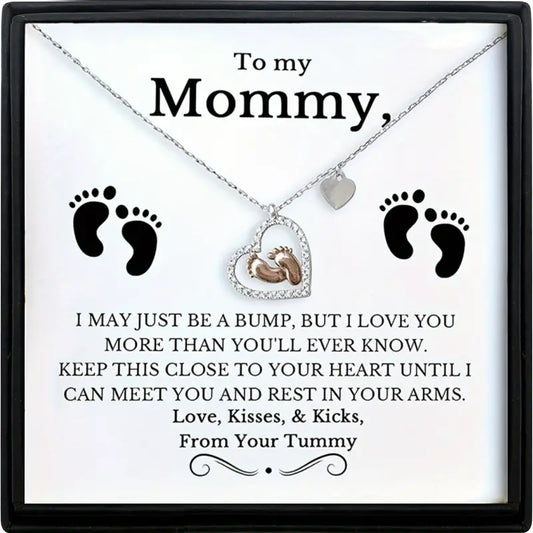 Mommy Kisses & Kicks - Necklace