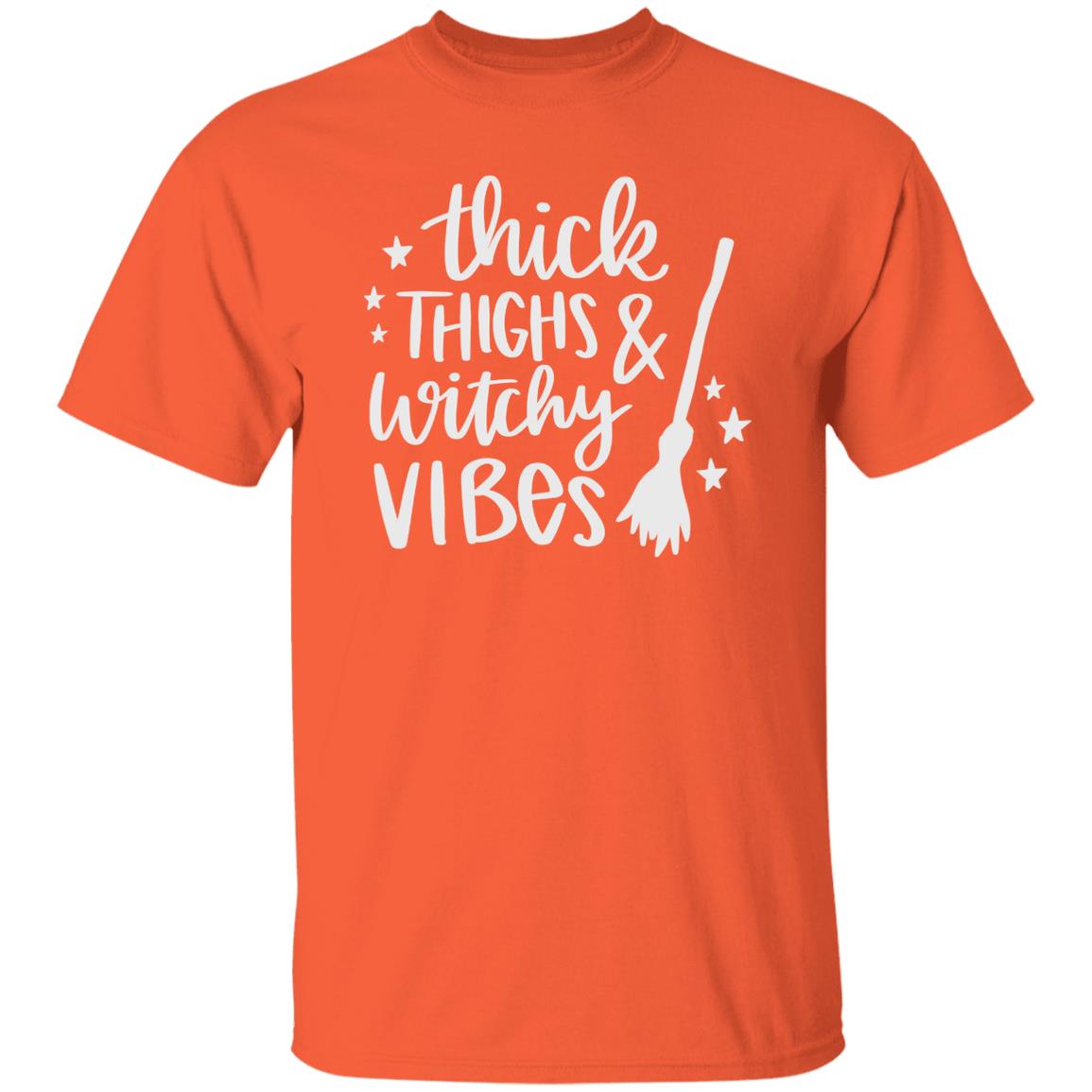 Thick Thighs & Witchy Vibes I T-SHIRT I Halloween