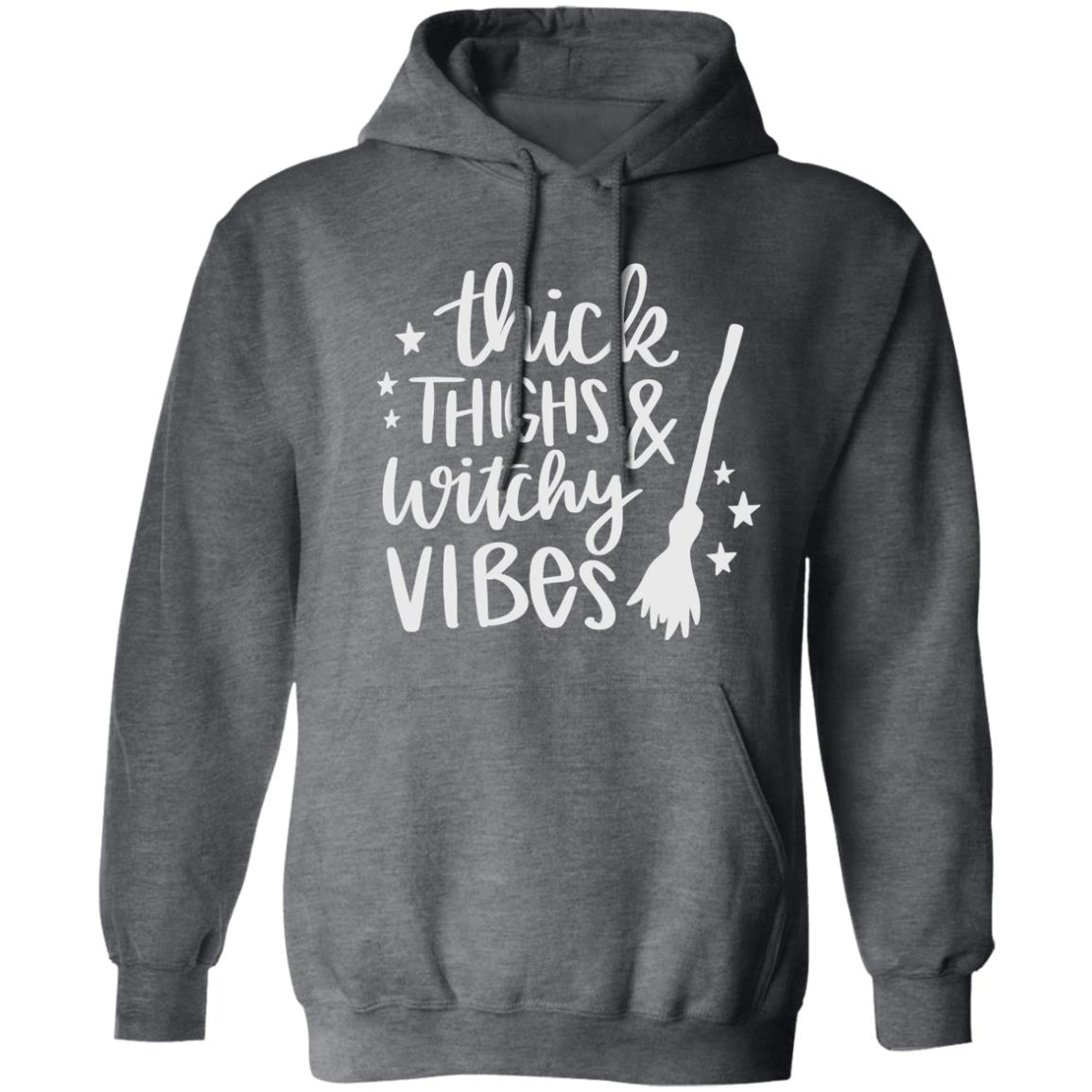 Thick Thighs & Witchy Vibes I HOODIE I Halloween