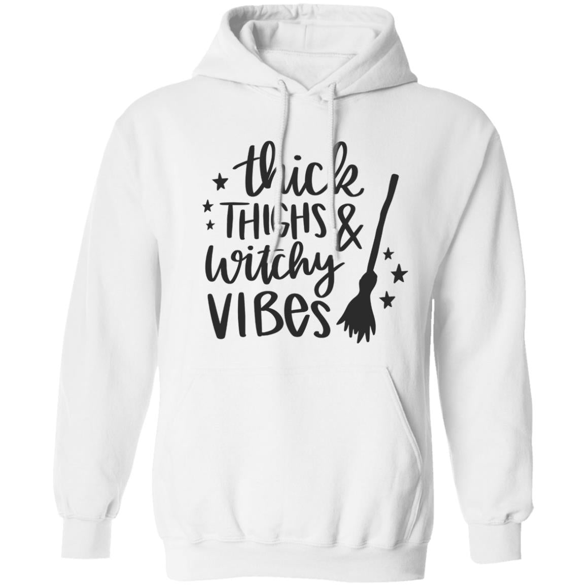 Thick Thighs & Witchy Vibes I HOODIE I Halloween