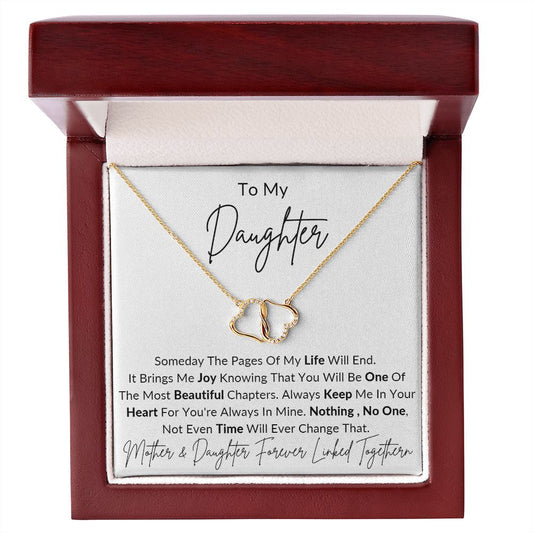 Pages Of My Life I DAUGHTER from MOTHER I Everlasting Love Necklace