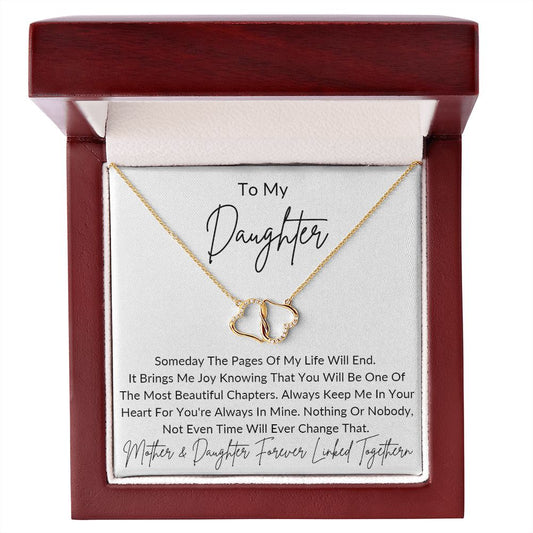 Most Beautiful Chapter I DAUGHTER from MOM I Everlasting Love Necklace