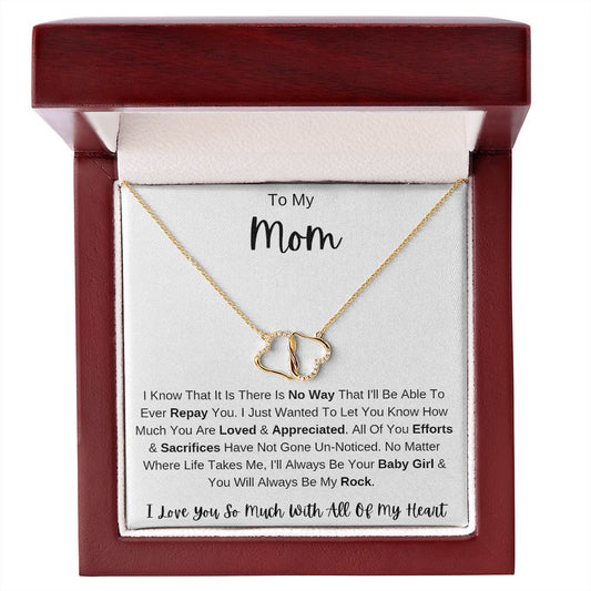 Efforts & Sacrifices I MOM from DAUGHTER I Everlasting Love Necklace
