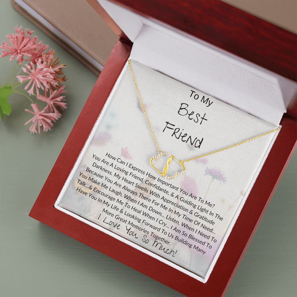 How Can I Express I BESTFRIEND I  Everlasting Love Necklace