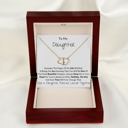 Pages Of My Life I DAUGHTER from DAD I Everlasting Love Necklace