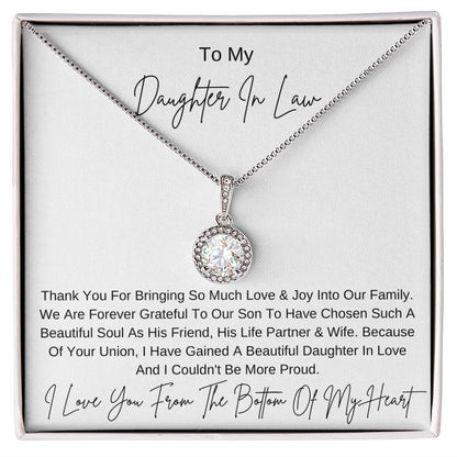 Bringing Love & Joy I DAUGHTER IN LAW from MIL I Eternal Hope Necklace