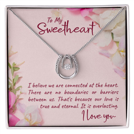Connected At The Heart I SWEETHEART I Lucky In Love Necklace