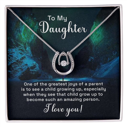 Greatest Joys I DAUGHTER I Lucky In Love Necklace