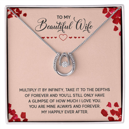 Multiply It By Infinity I WIFE I Lucky In Love Necklace