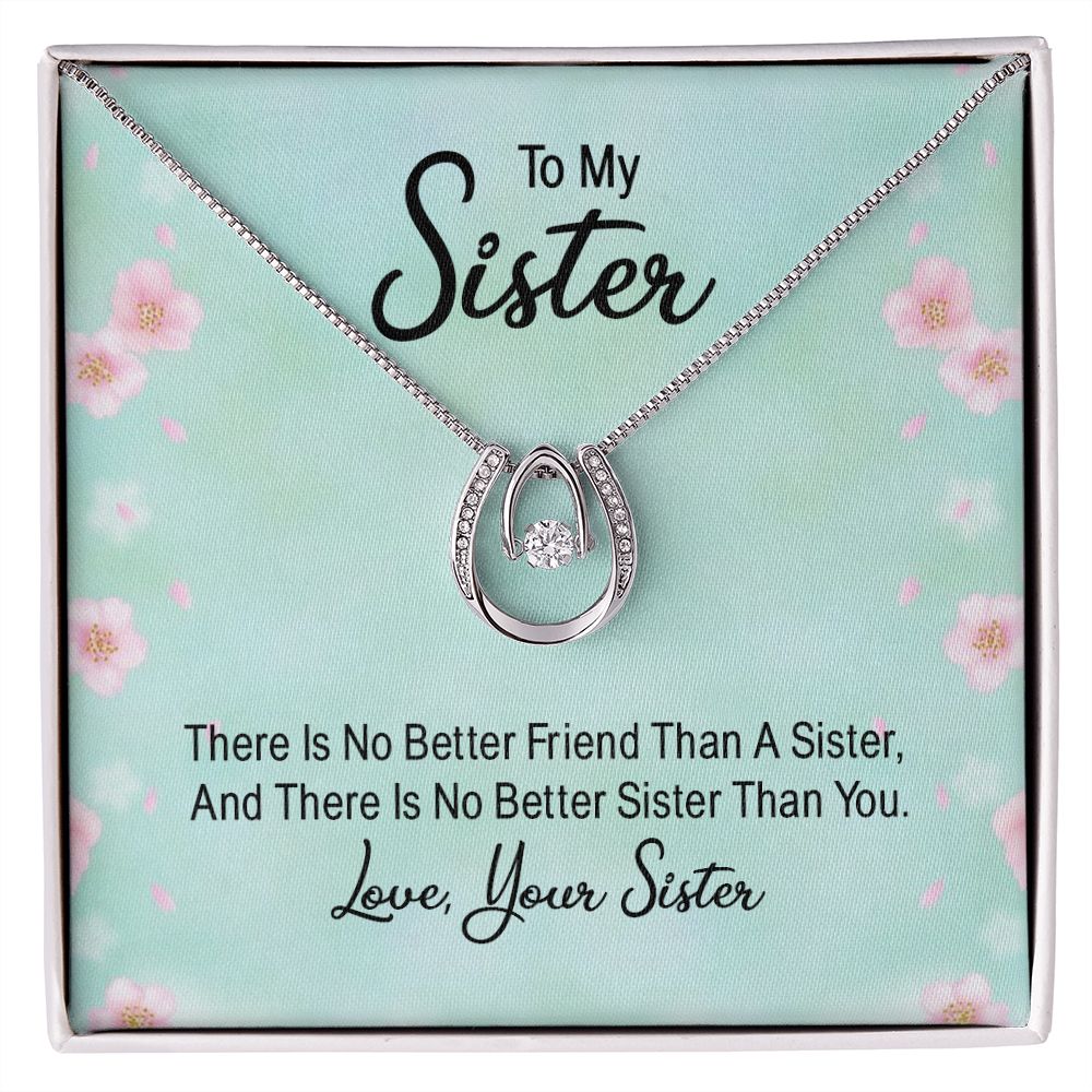 No Better Friend I SISTER from SISTER I Lucky In Love Necklace