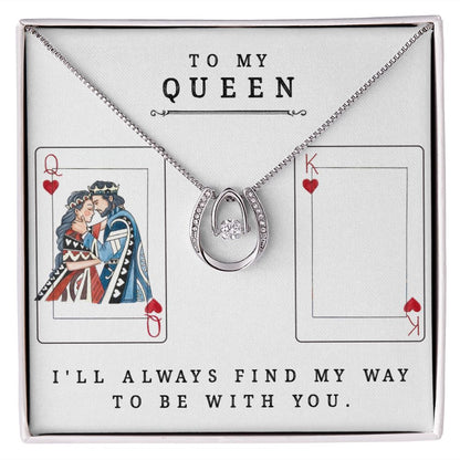 Always Find My Way I MY QUEEN I Lucky In Love Necklace