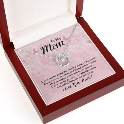 The Greatest Mom I MOM I Lucky In Love Necklace