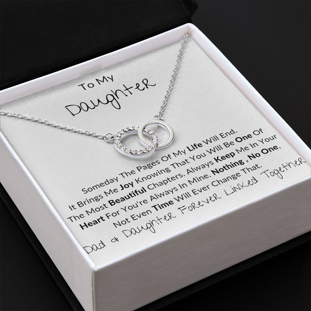 Pages Of My Life I DAUGHTER from DAD I Perfect Pair Necklace