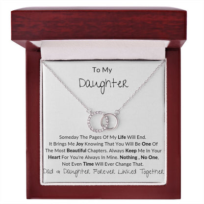 Pages Of My Life I DAUGHTER from DAD I Perfect Pair Necklace
