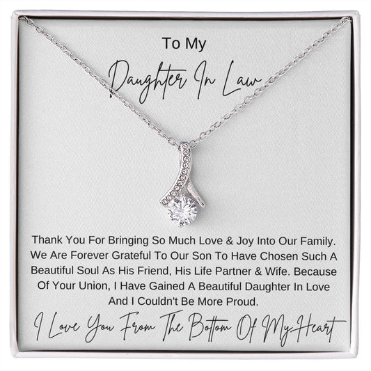 Bringing Love & Joy I DAUGHTER IN LAW from MIL I Alluring Beauty Necklace
