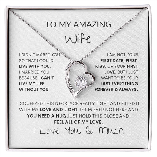 Can't Live My Life Without You I WIFE I Forever Love Necklace