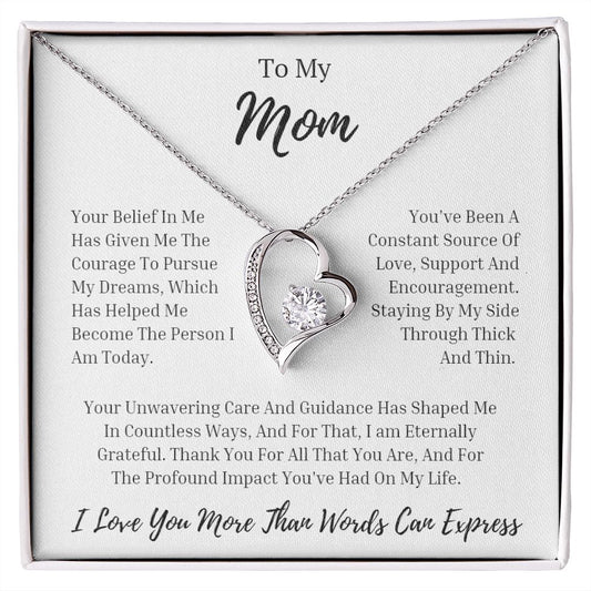 Your Belief In Me I MOM I Forever Love Necklace