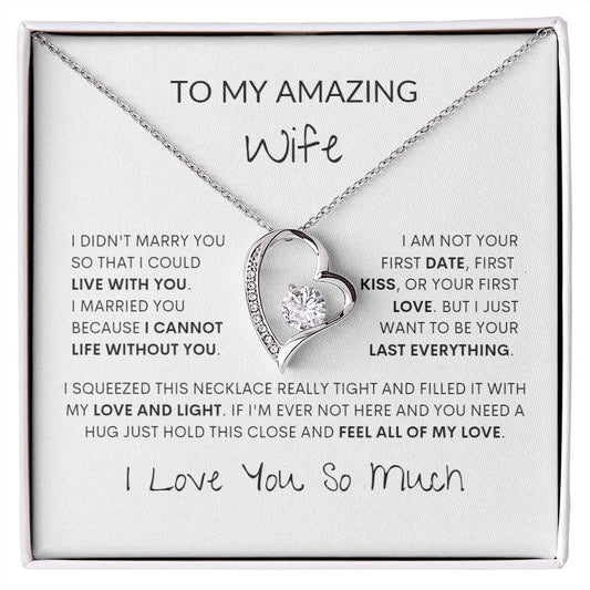 Cannot Live Without You I WIFE I Forever Love Necklace