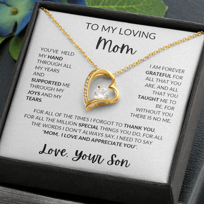 Held My Hand I MOM from SON I Forever Love Necklace